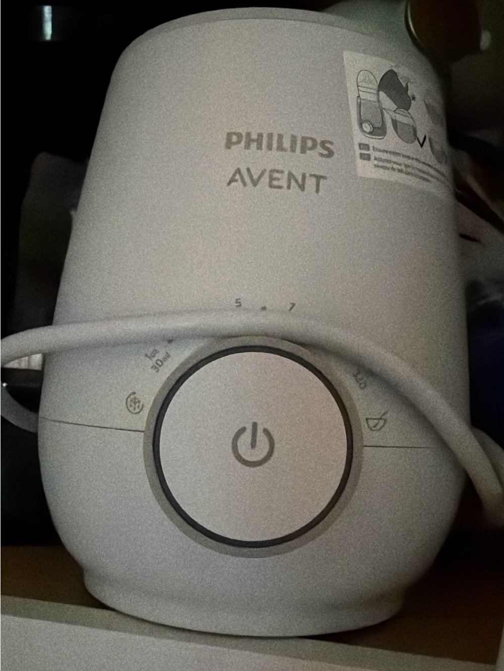 Philips Avent White Baby Bottle Warmer